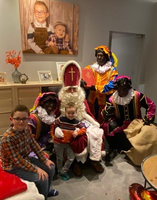 Sint komt naar onze gezinnen